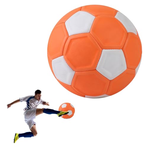 Fußball Kurvenball für Kinder, Curve Ball Fussball, Eva Gummi Kurvenfußball, Fußballtraining Spaß Football Toy für Drinnen und Draußen, Kinder zu verschiedenen Festen von Ockyunoo