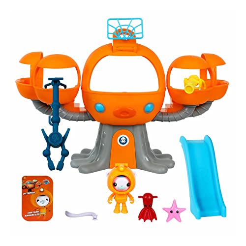 Octonauts 61123 Above & Beyond Octopod-Spielset, inkl. Tiefseekapitän Barnacles und Netzwerfer, Mehrfarbig, 6-teilig von Octonauts