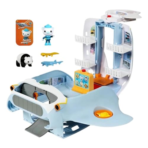 Octonauts Quoersrti Above & Beyond | Octoray Transforming Playset | 7 Pieces | 25+ Lights and Sounds von Octonauts