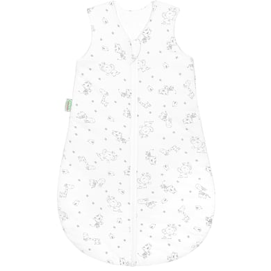 ODENWÄLDER Jersey-Schlafsack animal farm white von Odenwälder Babynest