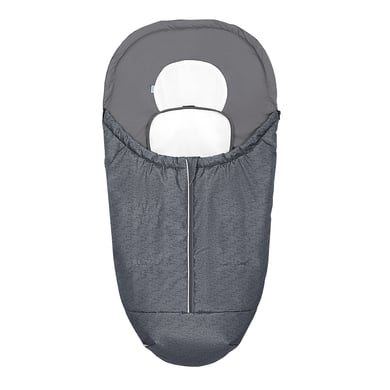 odenwälder Systemfußsack Klimocool modern blizzard graphite von Odenwälder Babynest