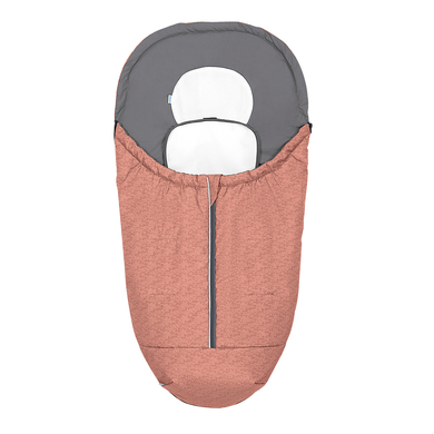 odenwälder Systemfußsack Klimocool modern blizzard rust von Odenwälder Babynest