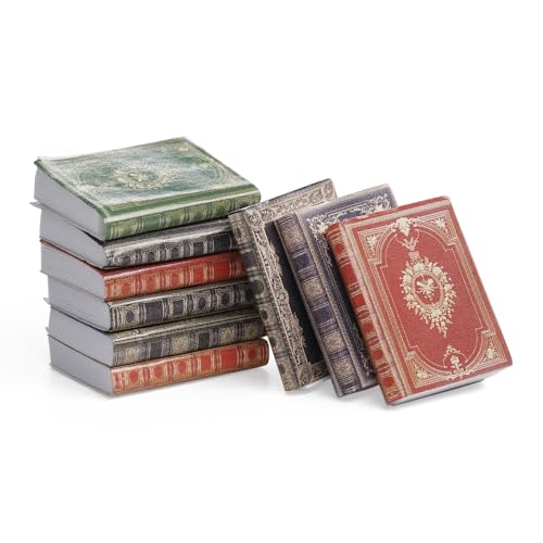 Odoria Puppenhaus Bücher Wichtel Miniatur: 9Stk 1/12 Maßstab Notizbuch Vintage für Bibliothek Büro Schule Viktorianisch - Mini Schulbedarf Arbeitszimmer Antik Retro Papier DIY Odoria Puppenhaus Bücher Wichtel Miniatur: 9Stk 1/12 Maßstab Notizbuch Vintage für Bibliothek Büro Schule Viktorianisch - Mini Schulbedarf Arbeitszimmer Antik Retro Papier DIY von Odoria