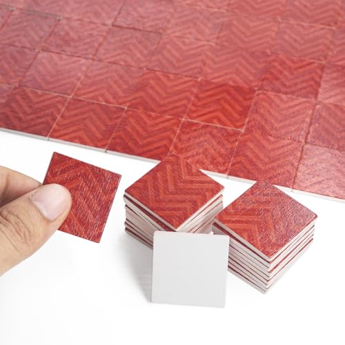 Odoria Puppenhaus Fußboden Fliesen Miniatur: 1/12 Maßstab Quadratisch Parkett Holz Diorama Raum Vintage Rot - Mini Bodenbelag Gebäude Bauteile Schlafzimmer Wohnzimmer Handwerk DIY 36x36 cm² Odoria Puppenhaus Fußboden Fliesen Miniatur: 1/12 Maßstab Quadratisch Parkett Holz Diorama Raum Vintage Rot - Mini Bodenbelag Gebäude Bauteile Schlafzimmer Wohnzimmer Handwerk DIY 36x36 cm² von Odoria