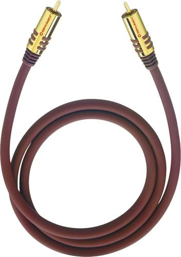 Oehlbach Cinch Audio Anschlusskabel [1x Cinch-Stecker - 1x Cinch-Stecker] 3.00m Bordeaux vergoldete von Oehlbach