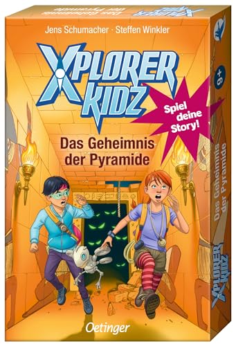 Oetinger, Xplorer Kidz, Das Geheimnis der Pyramide, Kartenspiel, Adventure Rätsel-Spiel ab 9, Escape-Room-Spielen, ab 1 Spieler von Oetinger