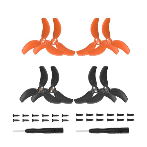 Oeudire 4pairs Avata 2 Prop 3032S Propellers for Avata 2 Drone(Black+orange) von Oeudire