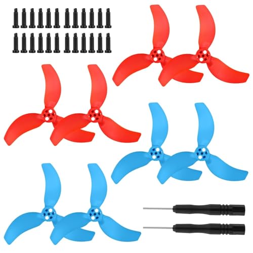Oeudire 8-teilige Propellerblätter, geräuscharme Propellerflügel, 3 Rotoren, Propeller mit Schraubendreher und Schraube for Avata 2 Oeudire 8-teilige Propellerblätter, geräuscharme Propellerflügel, 3 Rotoren, Propeller mit Schraubendreher und Schraube for Avata 2 von Oeudire