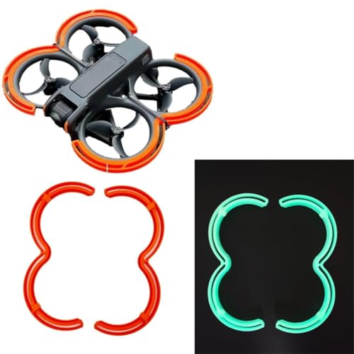 Oeudire AVATA 2 Propeller Guard Protector, Prop Bumper Anti-Collision Protective Cover Ring for Avata 2 Accessories(Luminous) von Oeudire