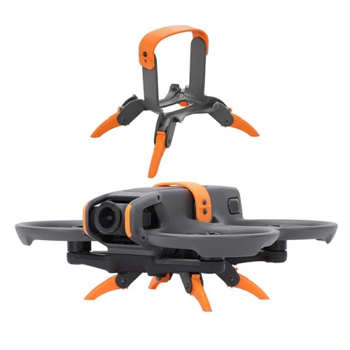 Oeudire Avata 2 Landing Gear Foldable Quick Release Extension Leg for Avata 2 Accessories, Height Extension Leg for Avata 2 Drone(Orange) von Oeudire