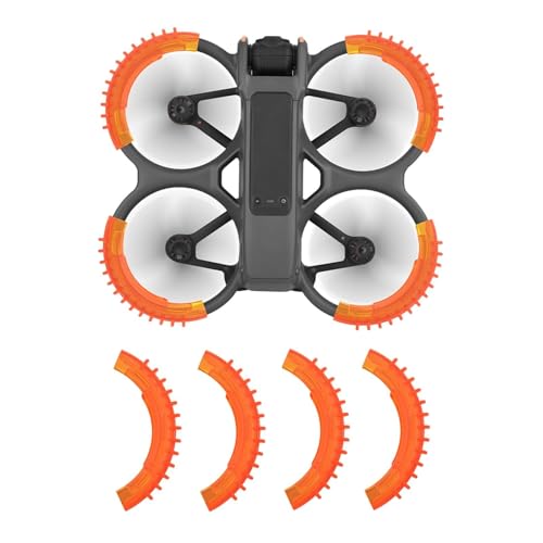 Oeudire Avata 2 Propeller Guard Protector for Avata 2 Drone Protective Bumper Anti-Collision Shockproof Prop Protector for Avata 2 Accessories(Orange) von Oeudire