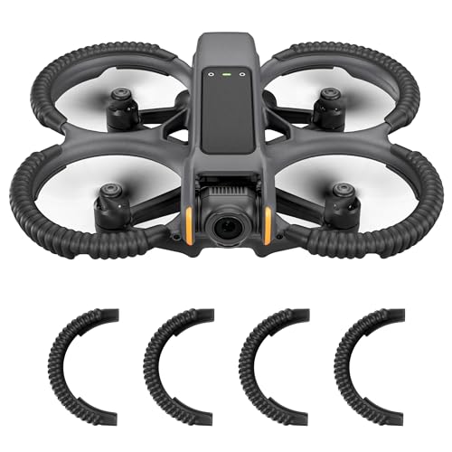 Oeudire Avata 2 Propeller Guard Protector for Avata 2 Drone Protective Bumper Anti-Collision Shockproof Prop Protector for Avata 2 Fly More Combo Accessories(Svart) von Oeudire