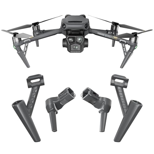 Oeudire Mavic 3 Pro Landing Gear Mavic 3 Pro Cine Foldable Extended Landing Leg Support Stand for Mavic 3 Pro/Mavic 3 Pro Cine Drone Accessories(Mavic 3 Pro Landing Gear) von Oeudire