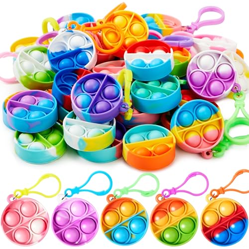 Quadratischer Pop-Fidget-Schlüsselanhänger, 30er-Pack, Pop-Fidget-Spielzeug, Partygeschenke for Kinder von 4–8, 8–12 Jahren, Goodie-Bag-Füller, Schülergeschenke for Jahresende, Klassenzimmerpreise, se Quadratischer Pop-Fidget-Schlüsselanhänger, 30er-Pack, Pop-Fidget-Spielzeug, Partygeschenke for Kinder von 4–8, 8–12 Jahren, Goodie-Bag-Füller, Schülergeschenke for Jahresende, Klassenzimmerpreise, se von Oeudire
