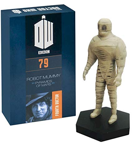 Doctor Who Figur Roboter Mummy aus der Pyramide des Mars, handbemalt, Maßstab 1:21, Sammlerbox #79 von Official Licensed Merchandise