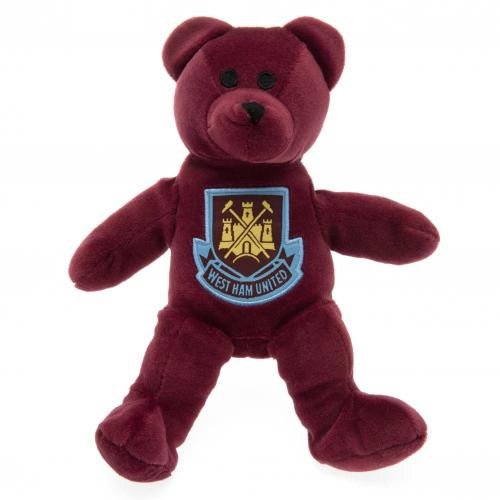 West Ham United FC Offizielles Fußball-Geschenk, Mini-Bär, eine tolle Geschenkidee zu Weihnachten/Geburtstag, für Männer und Jungen von Official West Ham United FC Gifts