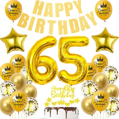 Gold Luftballon 65. Geburtstag,Gold 65 Jahre Geburtstag Party Dekoration,65. Geburtstagsdeko Mann Ballon,Deko 65. Junge Frau,Tortendeko 65 Jahre ,Ballon 65 Jahre Gold Luftballon 65. Geburtstag,Gold 65 Jahre Geburtstag Party Dekoration,65. Geburtstagsdeko Mann Ballon,Deko 65. Junge Frau,Tortendeko 65 Jahre ,Ballon 65 Jahre von Ohaoduo