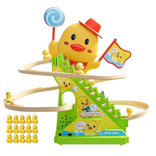 Enten Klettertreppe,kleine Enten Kletterspielzeug,treppe Klettern Rennbahn Spielzeug Mit 15 Enten,Interaktives Tier-Cartoon Rennspiel Mit Niedlicher Rutschfunktion Für Kinderfeste & Partyspiele-A Enten Klettertreppe,kleine Enten Kletterspielzeug,treppe Klettern Rennbahn Spielzeug Mit 15 Enten,Interaktives Tier-Cartoon Rennspiel Mit Niedlicher Rutschfunktion Für Kinderfeste & Partyspiele-A von Ohphnt