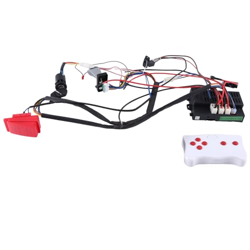 Ohsilv DIY-Kabelbaum für Elektroautos für Kinder mit Kabel, Schalter und Fernbedienungsempfänger, Allradantrieb, Spielzeugteile, Zubehör von Ohsilv