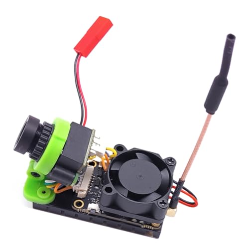 Ohulelks Stecker und Spielen-All-in-1-Sender, 0/300/600/1000 MW Leistung, Einstellbarer FPV-Launcher + CMOS 1000TVL FPV-Minikamera von Ohulelks