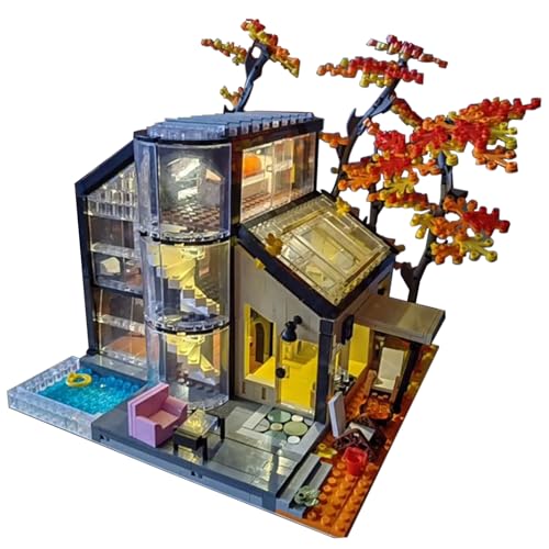 Oichy Modular Haus Bausteine, Baumhaus Bausteine Set Kreatives DIY Bausteine Spielzeug Geschenk für Erwachsene und Kinder (2008 Stück) von Oichy