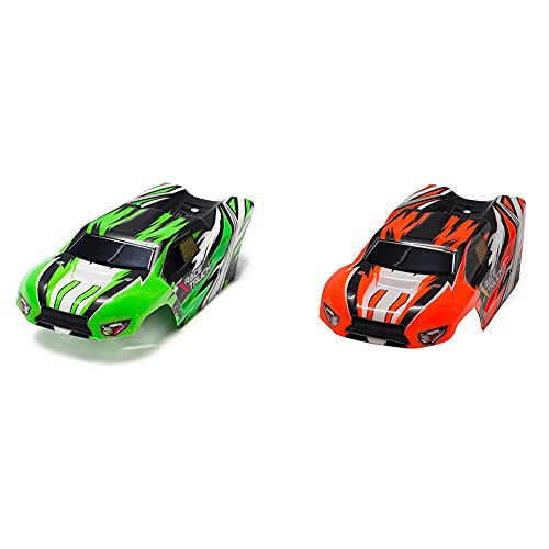 Oikabio 2 Set 1/16 RC Car Body für SG1602 SG 1602 RC Fahrzeuge Modellauto Ersatzteile, Grün & Orange von Oikabio