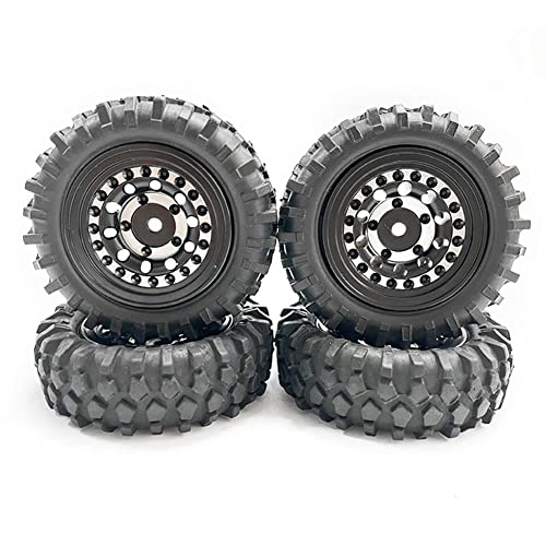 Oikabio 55 mm, 360 G, 1,3 Beadlock Wheel, mit Messingring für 1/24 RC Crawler Car Axial SCX24 FMS FCX24 Enduro24 Upgrades, 1 von Oikabio