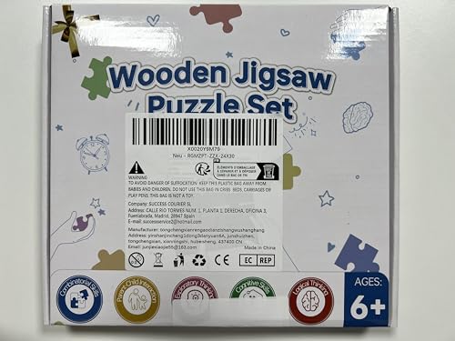 Oirigaga Holzpuzzle für Erwachsene und Kinder ab 6 Jahre, 200 Teile Cartoon Spidey Wooden Puzzle, Magisches Holz Rätsel Knobelspiel Unregelmäßige Jigsaw, Jungen Geburtstag Geschenke, 24x30cm von Oirigaga