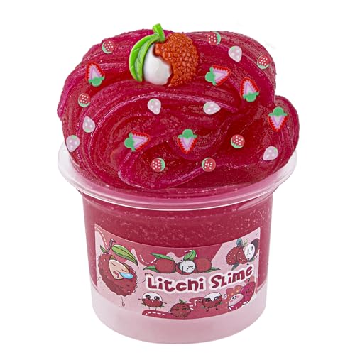 Litchi Jelly Slime, Superweicher Schleim für Kinder, Sensorisches Schleim Spielzeug für Mädchen und Jungen im Alter von 8–12 Jahren, Schleim-Partygeschenke, Geburtstag, Ostern, Hallowmas-Geschenk von Okaybee