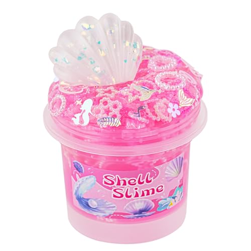 Rosa Pearl Rings Slime, Crunchy Schleim für Kinder, Slime-Partygeschenke für Mädchen und Jungen, Sensorisches Schleim Spielzeug, Weihnachts und Hallowmas Geschenk von Okaybee