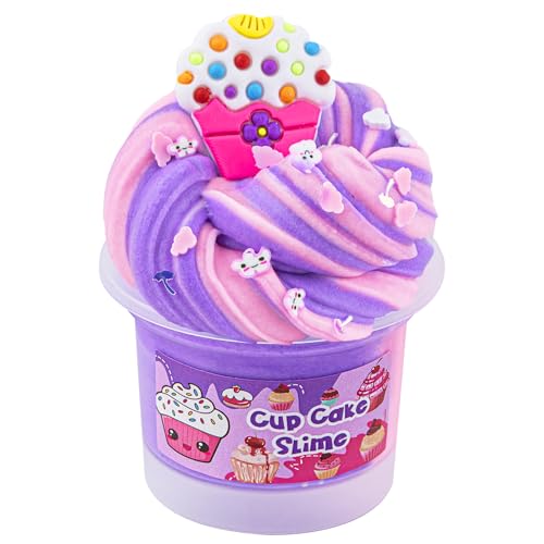 Pink & Purple Butter Slime, Schleim für Kinder, Slime Partygeschenke, Geburtstagsgeschenk, Hallowmas-Geschenk, Schleim Spielzeug für Mädchen und Jungen im Alter von 8–12 Jahren von Okaybee