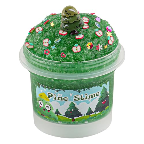 Grün Snow Fizz Slime, Fluffy Slime für Kinder, Schleim-Partygeschenke für Mädchen und Jungen im Alter von 8–12 Jahren, Sensorisches Schleim Spielzeug, Weihnachts und Hallowmas Geschenk von Okaybee