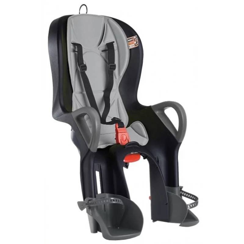 OK Baby Fahrrad-Sicherheitssitz 10+ inkl. Befestigungssystem, black / gray von Okbaby