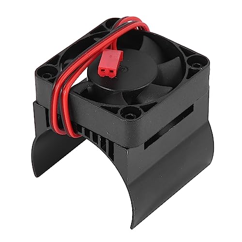 Okeeyseda 42Mm Motor KüHlung LüFter KüHlköRper KüHlung für 1/10 E- E- Summit Arrma 1/8 Kraton Talion RC Auto,Schwarz von Okeeyseda