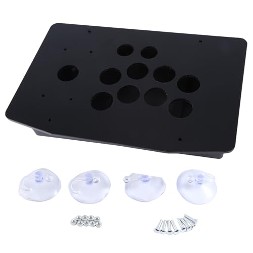 Okeeyseda Arcade-Joystick-Acryl-Panel-Gehäuse für Arcade-Spielautomaten, DIY, Kann Installiert Werden, Joystick-Taste für Retro-Videospiel, Langlebig Okeeyseda Arcade-Joystick-Acryl-Panel-Gehäuse für Arcade-Spielautomaten, DIY, Kann Installiert Werden, Joystick-Taste für Retro-Videospiel, Langlebig von Okeeyseda