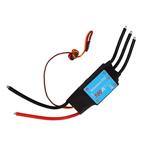 Okuyonic RC Boot 100A ESC, 5V 5A BEC 100A Brushless ECS Auto Learning für Heimwerker von Okuyonic