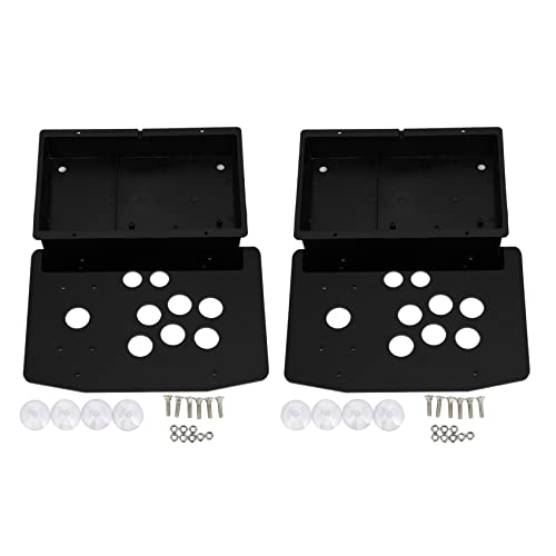 Oladfiop 2X Acryl Panel Fall DIY Arcade Spiel Set Kits Spiel Joystick Acryl Panel von Oladfiop