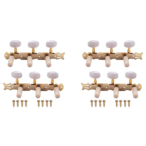 Oladfiop 2X Klassische Gitarre Tuning Schluessel Pfloecke Maschine Tuner Koepfe von Oladfiop