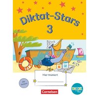 Diktat-Stars - BOOKii-Ausgabe - 3. Schuljahr. Übungsheft mit Lösungen von Oldenbourg Schulbuchverlag