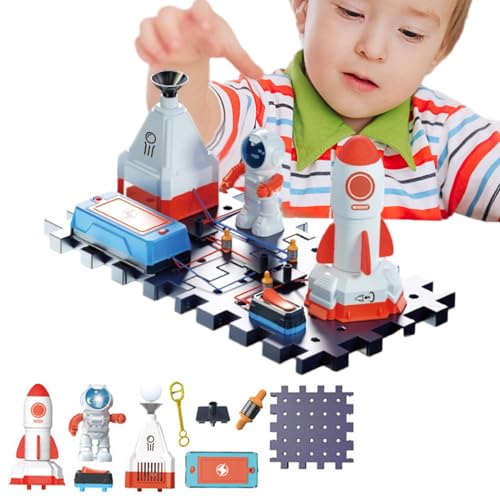 Elektrisches Schaltkreisset für STEM Lernspiel für wissenschaftliche Projekte, pädagogisches physisches Spielzeug und interaktive Bausteine für 7 bis 14 Jahre Elektrisches Schaltkreisset für STEM Lernspiel für wissenschaftliche Projekte, pädagogisches physisches Spielzeug und interaktive Bausteine für 7 bis 14 Jahre von Oldmoom
