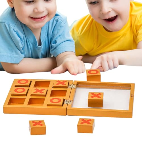 Oldmoom Familienbrettspiele, Familien-Kinder-Puzzlespiel | Holzstrategie-Brettspiele Klassische Brettspiele | Tragbare Lernspielzeuge, interaktive Brettspiele für alle Altersgruppen von Oldmoom
