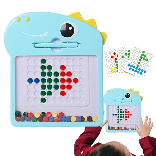 Oldmoom Magnetisches Doodle-Board, magnetisches Schreibbrett für Kinder,Transparenter Magnet-Doodle-Pad - Magnetisches Zeichenbrett für Kinder für Bildung, Vorschul-Lernspielzeug für Kinder ab 3 von Oldmoom