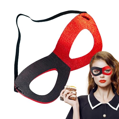 Oldmoom Maskerade-Augenabdeckungen für Männer, Halloween-Augenabdeckungen für Erwachsene, Halloween-Augenbedeckung Halbgesichts-Gesichtsbedeckung | Elegantes Kostüm für die Augen, Cosplay-Zubehör von Oldmoom