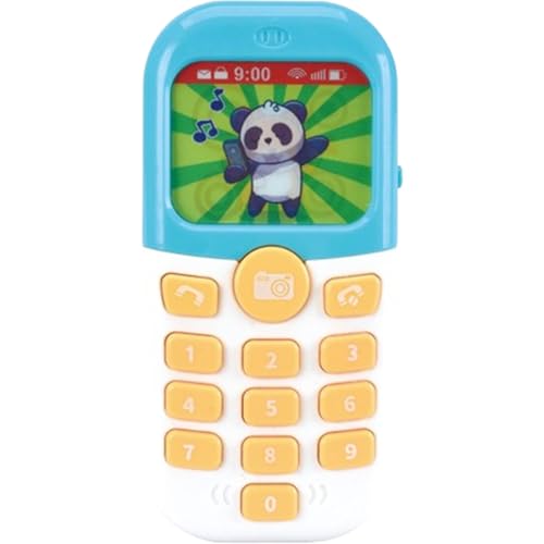 Oldmoom Telefon Spielen für Kinder, Lerntelefon für Kinder,Pretend Phone Toys Kleinkind-Lernspielzeug - Cartoon-Spielzeug für Vorschulkinder, interaktives, simuliertes Lernspielzeug für Kinder von Oldmoom