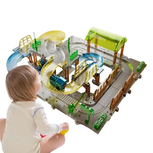 Toddler Zug Set - Batteriebetriebenes Spielzeug Zug Set - Pädagogisches Lernspielzeug Für Geburtstag Stadt Bauernhof Sammlung Hobby Toddler Zug Set - Batteriebetriebenes Spielzeug Zug Set - Pädagogisches Lernspielzeug Für Geburtstag Stadt Bauernhof Sammlung Hobby von Oldmoom