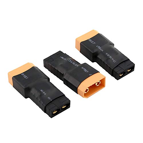 OliRC 3 St. Keine Kabel Anschluss: Männlichen XT90 zu Weiblich Traxxas TRX Adapterstecker (C48-3) von OliRC