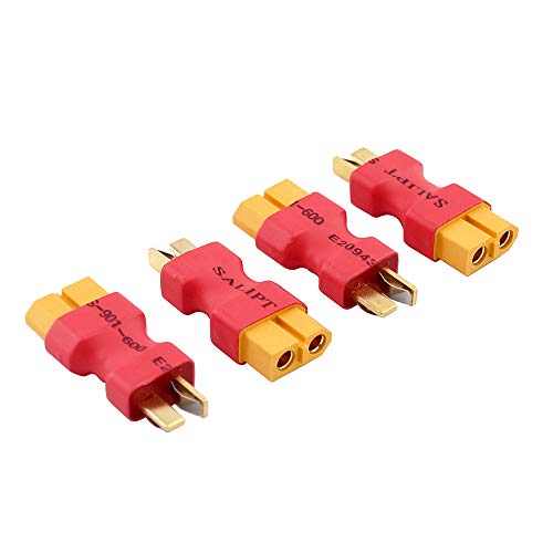 OliRC 4 St. Keine Kabel Anschluss: XT60 XT-60 Weiblich zu Deans Style T-Plug Männlichen Stecker Adapter(C13-4) von OliRC