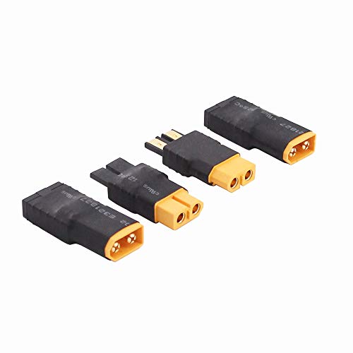 OliRC 4 St. XT60 XT-60 zu Traxxas TRX Stil Männliche Weiblichen Stecker Adapter(C155-4) von OliRC