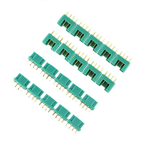 OliYin 10 Paar MPX M6 Stecker Stecker Multiplex Buchse für RC Lipo Akku Quadcopter/Buggy 6M von OliYin