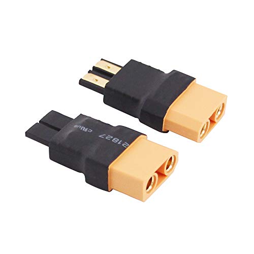 OliYin 2 stücke Männlichen TRX zu Weiblich XT90 Stecker Adapter Kein Kabeladapter für RC-Netzteil(Packung von 2) von OliYin